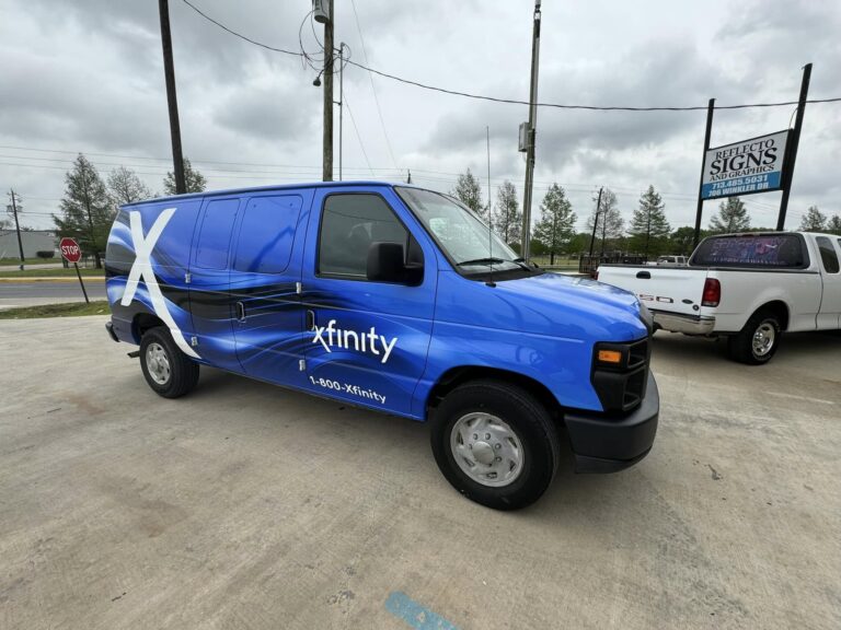 Van wrap xfinity Houston